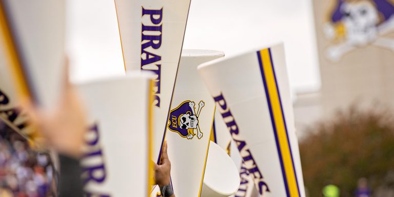 Megaphones at football game