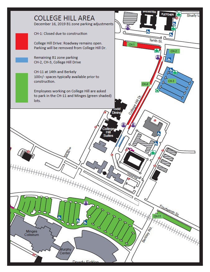 College Hill Steam Line Project Parking & Transportation ECU