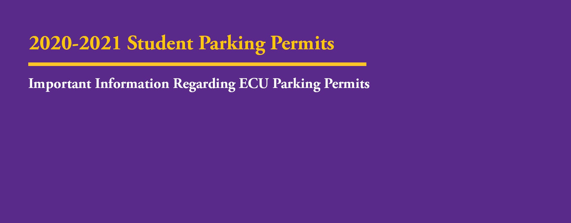 Student 2022-2023 Permits, Parking & Transportation