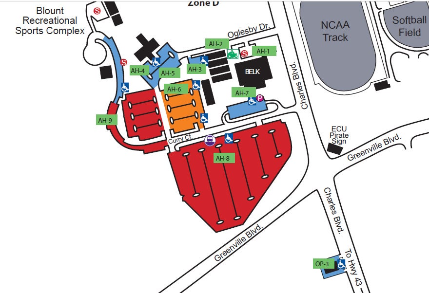 Ecu Parking Map 2025 - Isabel Meredithe